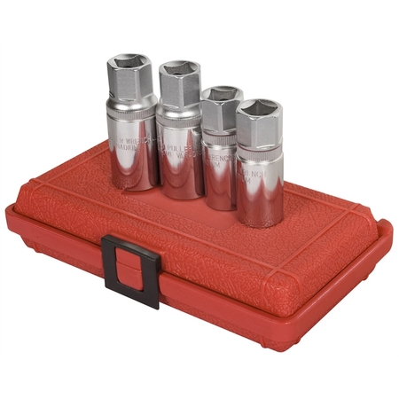 SUNEX 4 Piece 1/2" Drive Metric Stud Remover Set 8804M